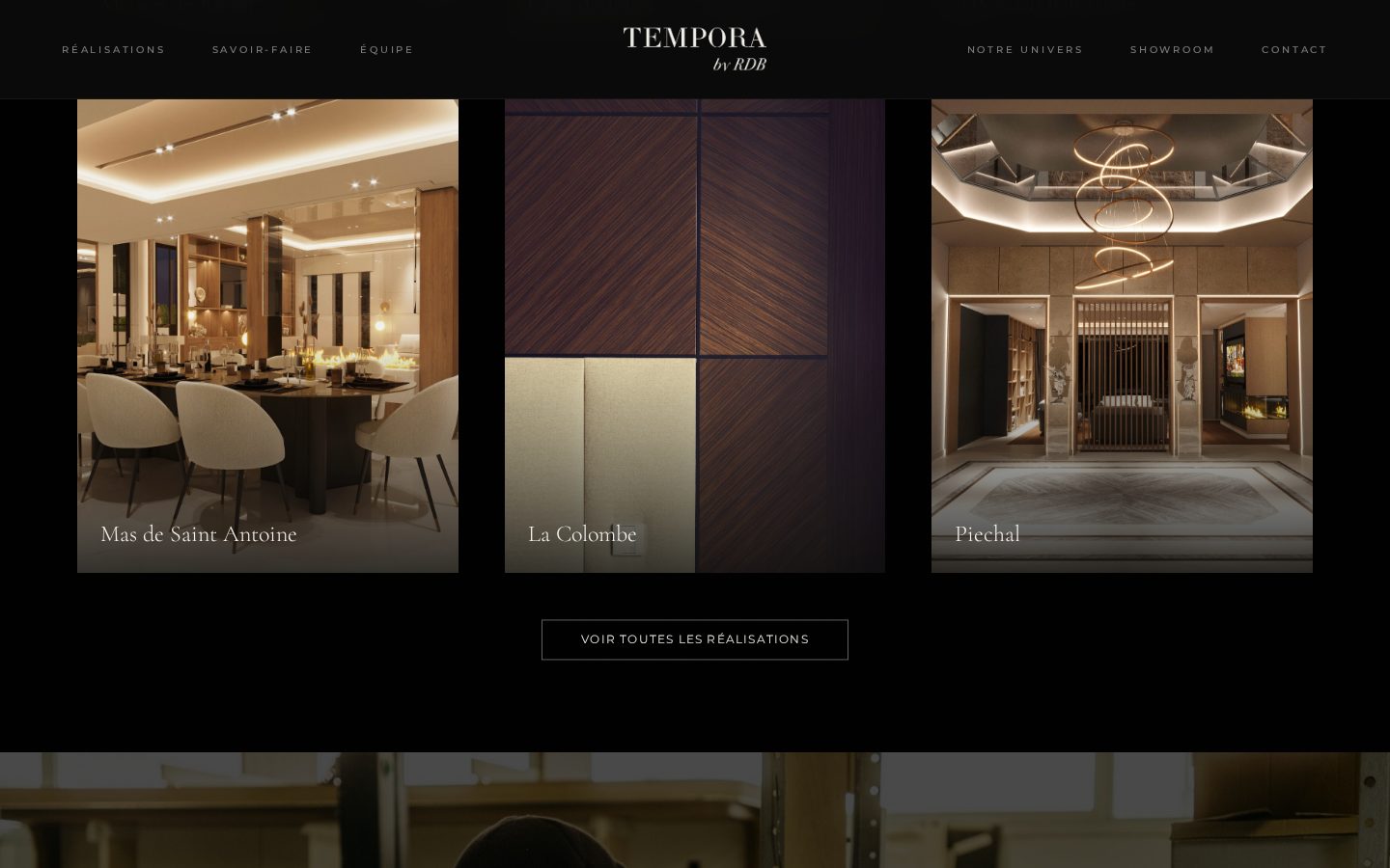 Site Tempora by RDB — Réalisations